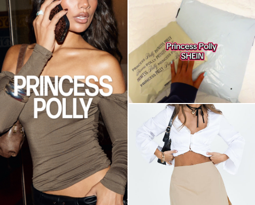 Princess Polly cover photo collage