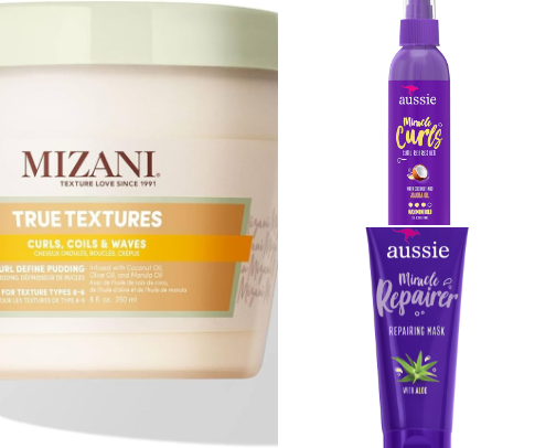 The best for curly hair cover photo collage