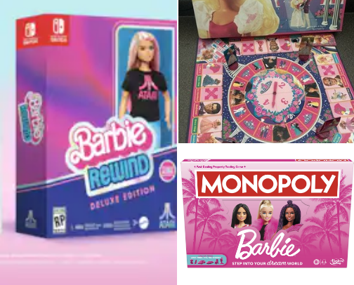 The Pink Dollhouse Vault: A Classic Retro Gaming & Glam Collection cover photo collage