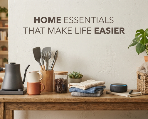 Home Essentials That Make Life Easier cover photo collage
