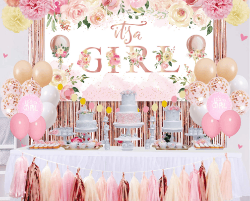 Baby shower cover photo collage