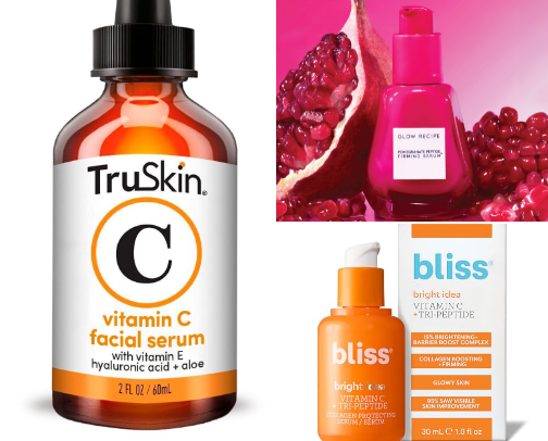 Beauty if everything 🤩 glowing skin cover photo collage