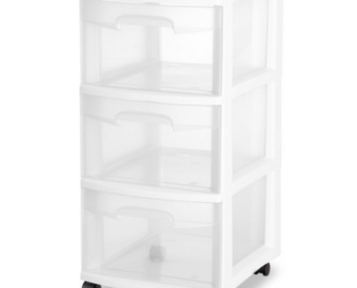 Rolling drawer cart, perfect for any room. cover photo collage