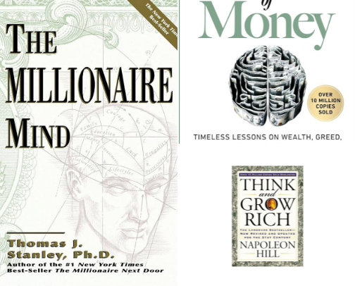 Money Mindset Books Worth Reading cover photo collage