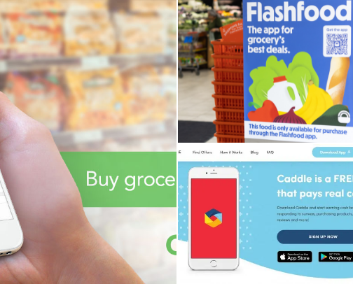 🇨🇦 Best Grocery-Saving Apps for Canadian Moms: Cashback, Deals & Reward cover photo collage