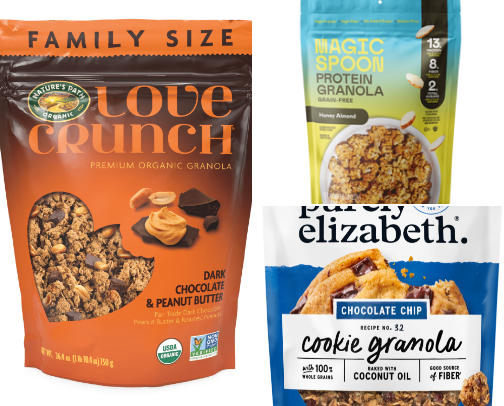 Tasty and Fun Granolas to Try cover photo collage