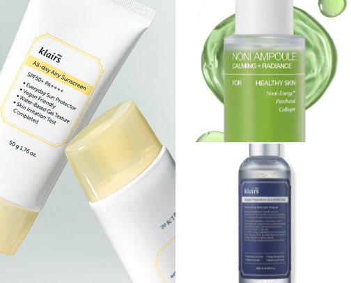 Skincare cover photo collage