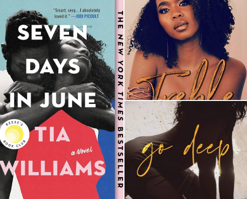 Smut Books for the Soft-Life Auntie With Boundaries cover photo collage