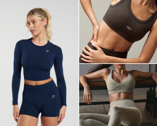 Women’s Gym Workout Sets cover photo collage