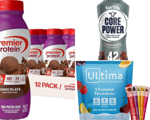 Gym Rat Essentials 💪 Protein, Energy & Hydration cover photo collage