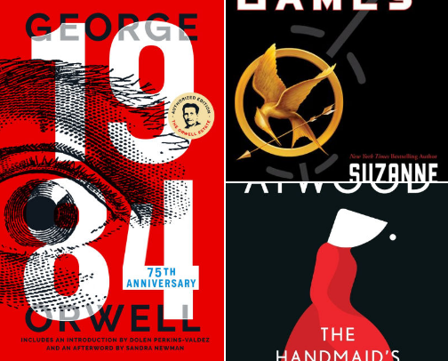 Best Dystopian Books That Are Actually Addictive cover photo collage