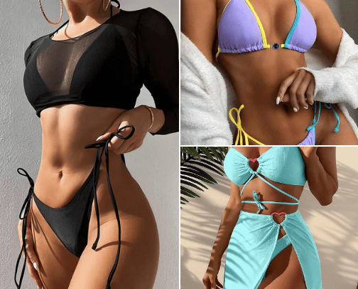 swimwear👙 cover photo collage