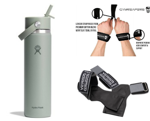 Gym Bag Essentials I Actually Use for Strength Training & Recovery💪🏻🏋🏻 cover photo collage