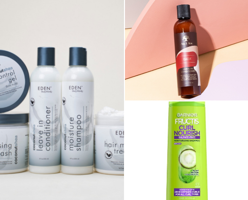 Products for Curly Hair cover photo collage