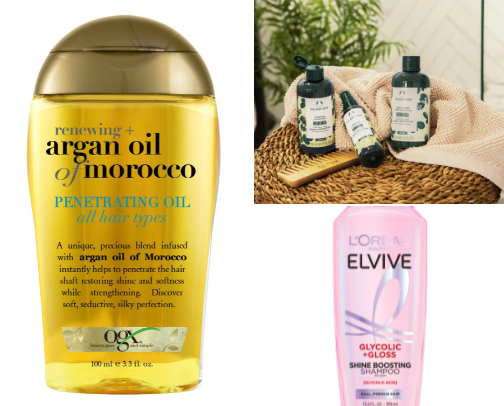 healthy hair routine 🤍 cover photo collage