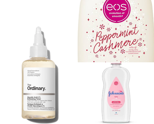 Body care faves cover photo collage
