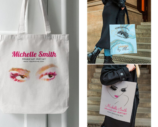Tote bags cover photo collage