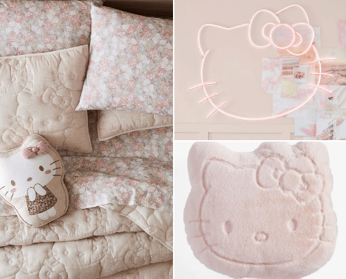 Hello Kitty Room/Bath Decor cover photo collage