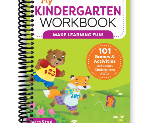 Read Online - My Kindergarten Workbook: 101 Games and Activities to Support Kindergarten Skills, for Kids Ages 5-6 companion picks for early learners cover photo collage
