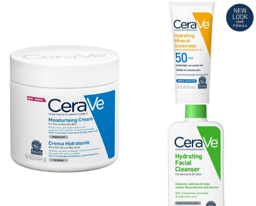 Skincare cover photo collage
