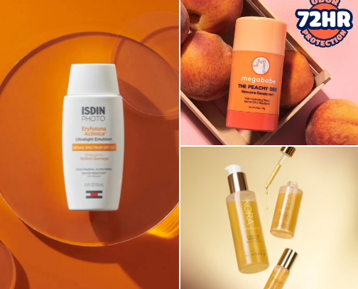 Skincare + Working Out cover photo collage