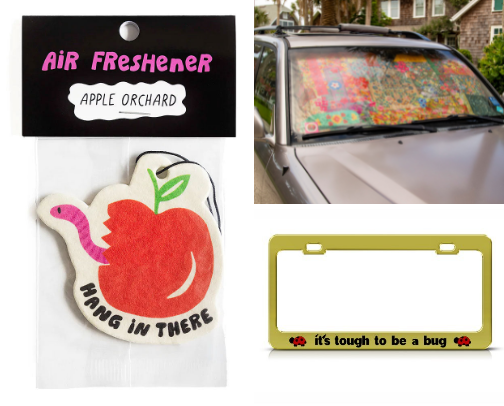 Car Essentials but Make It Cute 💕 cover photo collage