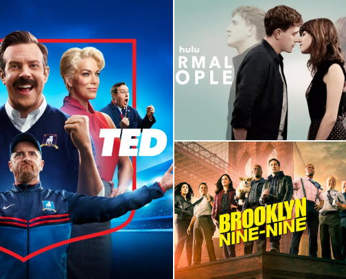 Your next binge watch (Apple TV & HULU) cover photo collage