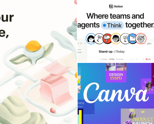 AI Tools and Productivity Systems for Work: Claude, Notion, Canva and More cover photo collage