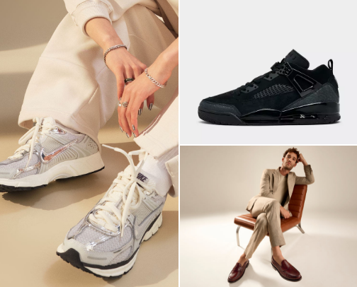 Shoes for Men, Women, and Kids cover photo collage