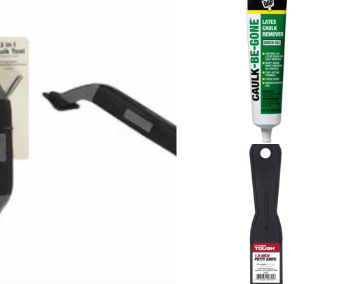 I Finally Fixed My Moldy Tub Caulk and Here's Everything I Used cover photo collage