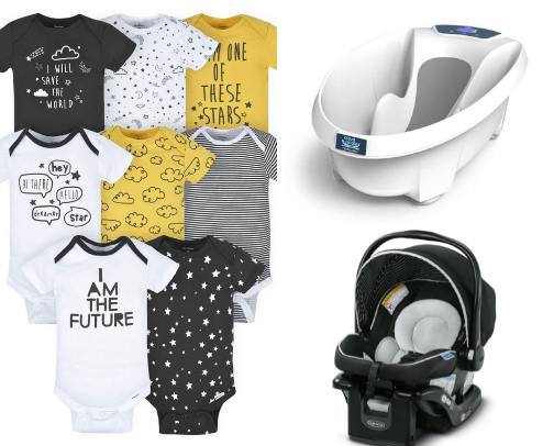 New baby checklist cover photo collage