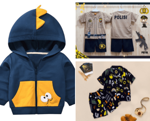 Rekomendasi Baju Anak Cowok Terbaru di Shopee cover photo collage