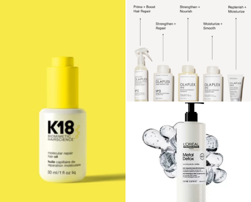 Brands to use if you have bleached, damaged hair cover photo collage
