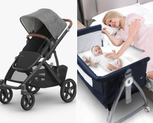 Baby items cover photo collage