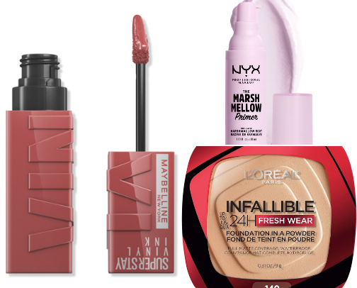 What are you going to find in my makeup bag?? cover photo collage