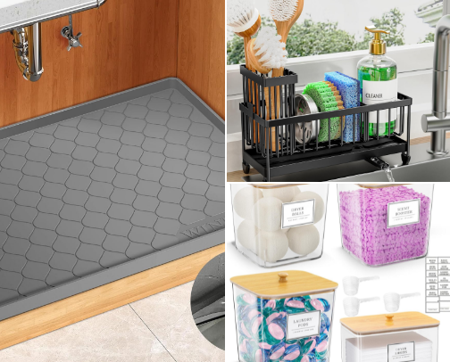 Curating Calm: My Favorite Home Organization Finds cover photo collage
