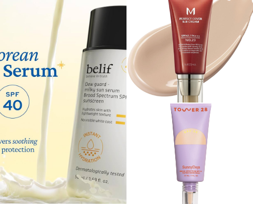 spf beauty & suncare cover photo collage