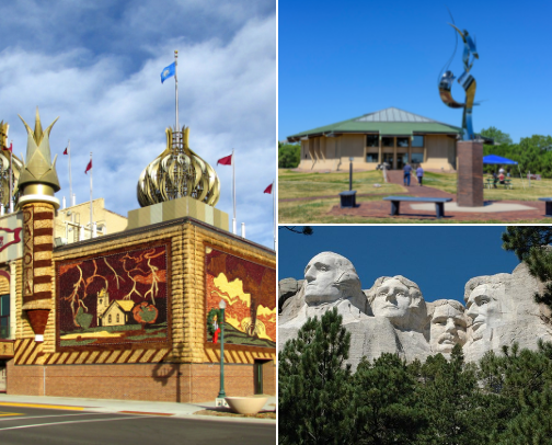 Places to visit in SD cover photo collage
