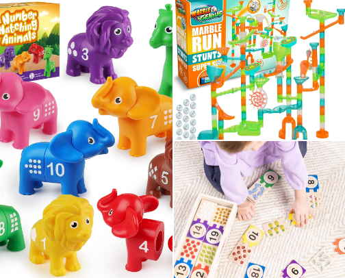 Math Manipulatives We Love: Hands-On Tools for Fun and Meaningful Early Math Learning cover photo collage