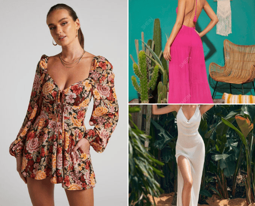 Summer outfits cover photo collage