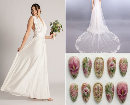 Budget Bride: Your Dream Wedding On A Budget! cover photo collage