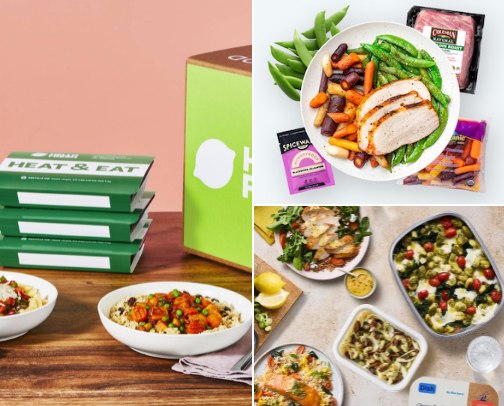 From Click to Kitchen: Top Meal & Grocery Services cover photo collage