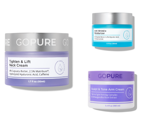 Viral GoPure Beauty products cover photo collage