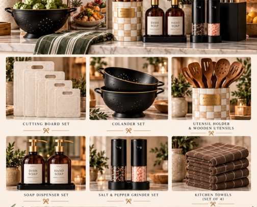 Amazon Kitchen Favorites | Stylish Kitchen Essentials & Must-Haves cover photo collage