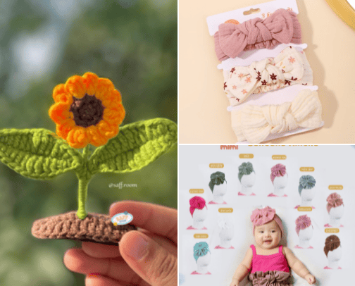 2024 Baby Hair Accessories ♡ cover photo collage