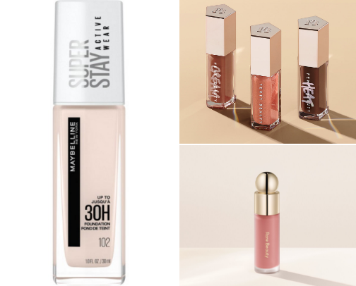 My go-to makeup products cover photo collage