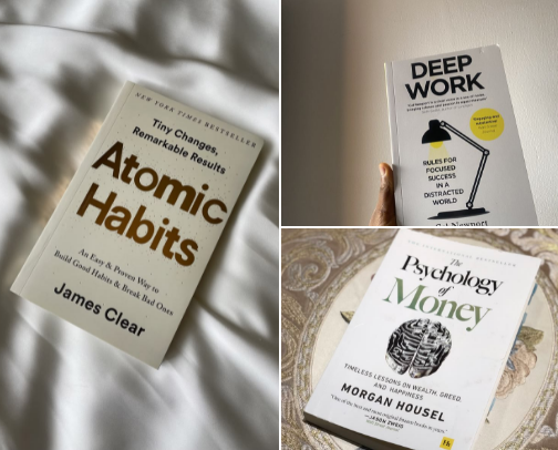 Essential Self Improvement Books for Personal Growth cover photo collage