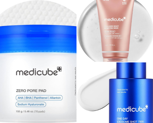 ✨ Medicube Korean Skincare Routine 🧖🏻‍♀️ cover photo collage