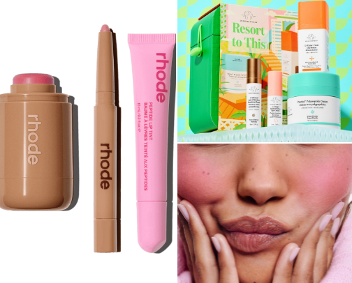 Clean girl makeup cover photo collage