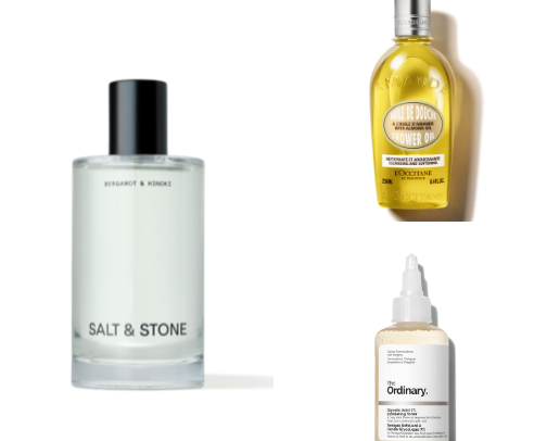 Body care cover photo collage